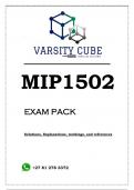 MIP1502 EXAM PACK 2023