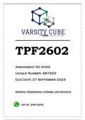 TPF2602 Assignment 50 (ANSWERS) 2023  (697323) - DISTINCTION GUARANTEED