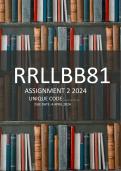 RRLLB81 Assignment 2 (3 Topics Answers) Due 4 April 2024