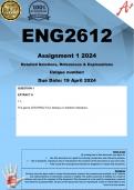 ENG2612 Assignment 1 (COMPLETE ANSWERS) 2024  - DUE 19 April 2024 