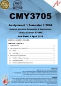 CMY3705 Assignment 1 (COMPLETE ANSWERS) Semester 1 2024 - DUE 5 April 2024 (3 essays provided)