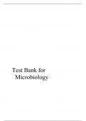 Test Bank for Microbiology