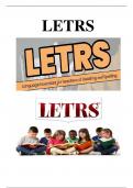 LETRS Phonics Training Units 1-4 Questions with correct Answers.pdf