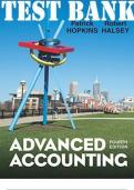 TEST BANK for Advanced Accounting, 4th Edition by Robert Halsey Patrick Hopkins -Cambridge. Chapters 1-13
