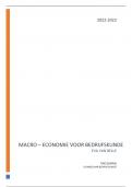 Samenvattingen Micro - economie & Macro-economie voor bedrijfskunde (2022-2023)