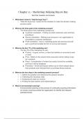 Intro to Business -  Ch 13  Test Prep Answer Key
