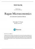 Test Bank for Microeconomics, 17th edition by Christopher T.S. Ragan