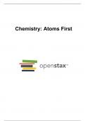 Chemistry: Atoms First 