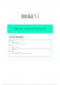 Biologie - 2VWO - Thema 5  - Basisstoffen : 5.1/5.2/5.8