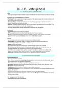 Biologie VWO Nectar 4e editie H5- Erfelijkheid