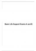 Basic life support exams A and B answered updated spring 2023