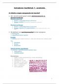 Plantkunde L7 - Ingevulde studeertips & woordenlijst