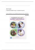 Test Bank - Community Health Nursing, A Canadian Perspective, 5th Edition  (Stamler, 2020) Study Guide  