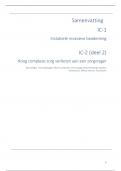 Samenvatting EPA IC-1 en  IC-2 (deel2) (instabiele invasieve beademing & hoog complexe zorg)
