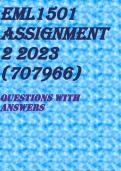 EML1501 Assignment 2 2023 (707966)