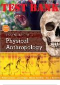 TEST BANK for Essentials of Physical Anthropology 10th Edition by Robert Jurmain, Lynn Kilgore, Wenda Trevathan And Eric Bartelink. All Chapters 1-14. (Complete Download). 