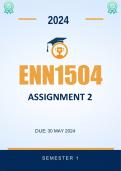 ENN1504 Assignment 2 Due 30 May 2024