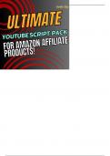 Ultimate YouTube Script Pack for Amazon Affiliate Items ~ Unlock Power & Boost Sales