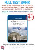 Test Bank For An Introduction to the American Legal System 5th Edition By John M. Scheb; Hemant Sharma 9781543813814 Chapter 1-14 Complete Guide .