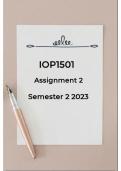 IOP1501 ASSIGNMENT 2 SEMESTER 1 2024 
