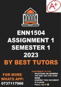ENN1504 Assignment 1 Semester 2 2023 (Answers)