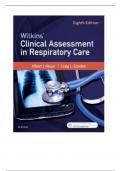 Wilkins' Clinical Assessment in Respiratory Care - Binder Ready, 8th Edition by huber Test Bank