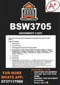 BSW3705 Assignment 2 2023 (ANSWERS)
