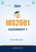 IOS2601 Assignment 1 2024