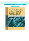 TEST BANK FOR ADVANCED PRACTICE NURSING: ESSENTIAL KNOWLEDGE FOR THE PROFESSION (3RD ED) By Susan M. DeNisco, Anne M. Barker