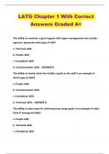 LATG Chapter 1 With Correct Answers Graded A+