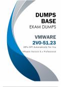 New VMware 2V0-51.23 Dumps V8.02 - Prepare For 2V0-51.23 Exam Smoothly