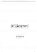 FAC3764 Assignment 8 complete rephrase and submit!!!!!!!!