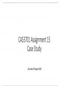 Lu3 case study 2 Assignment 15(complete) CAS3701 rephrase and submit!!!!!!