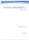 ACH3701 ASSIGNMENT 2