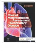 Test Bank for Clinical Manifestations and Assessment of Respiratory Disease 9th Edition by Des Jardins ISBN NO:032387150X