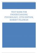 Test Bank for Understanding Psychology, 15th Edition, Robert Feldman