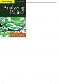 Analyzing Politics 6th Edition by Ellen Grigsby - Test Bank