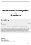 Moduleopdracht HR-performancemanagement en HR-analytics, juli 2023, cijfer 9