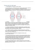 samenvattingen reumatoïde artritis/artrose