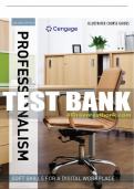 Test Bank For Illustrated Course Guides: Professionalism - Soft Skills for a Digital Workplace - 2nd - 2017 All Chapters - 9781337119269