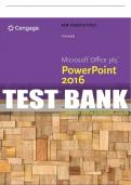 Test Bank For New Perspectives Microsoft® Office 365 & PowerPoint 2016: Comprehensive - 1st - 2017 All Chapters - 9781305881235