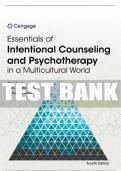 Test Bank For Essentials of Intentional Counseling and Psychotherapy in a Multicultural World - 4th - 2024 All Chapters - 9780357764633