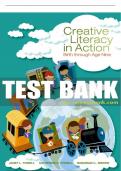 Test Bank For Creative Literacy in Action: Birth through Age Nine - 1st - 2018 All Chapters - 9781285171272