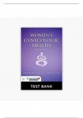 Test Bank for Gynecologic Health Care 4th Edition by Kerri Durnell Schuiling: GUARANTEE A+ COMPLETE STUDYguide.