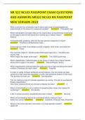 NR 322 NCLEX PASSPOINT EXAM QUESTIONS AND ANSWERS NR322 NCLEX RN PASSPOINT NEW VERSION 2023