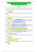 Study guide ATI PEDS 2019 PROCTORED EXAM LATEST REVISION GUIDE