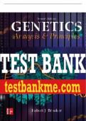 Test Bank For Genetics: Analysis and Principles, 7th Edition All Chapters - 9781260240856