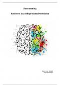 Samenvatting psychologie (basisboek)