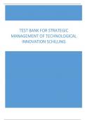 Latest Test Bank for Strategic Management of Technological Innovation 6th Edition Schilling