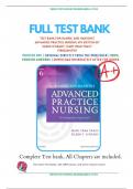 TEST BANK FOR Hamric and Hanson's Advanced Practice Nursing 6th Edition by Mary Fran Tracy, Eileen T. O'Grady, Chapter 1-24||ISBN-10 0323447759||ISBN-13978-0323447751||A+ guide.